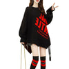 Fashion Letter Pullover Sweater Women