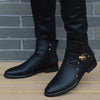 Genuine Leather Men's British  boots