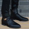 Genuine Leather Men's British  boots