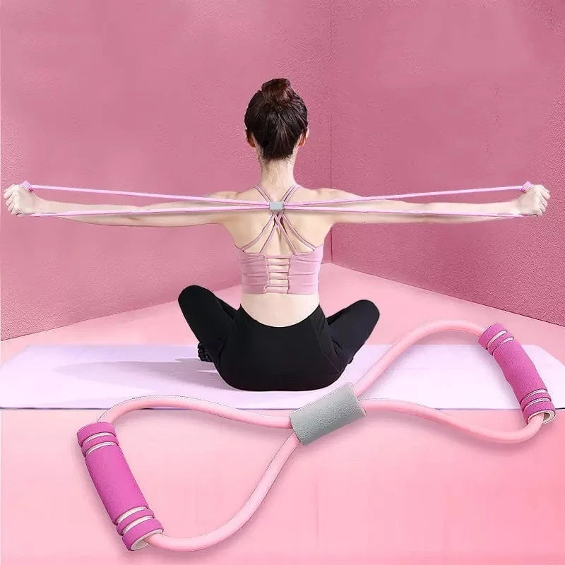 Yoga Fitness Accessories Rubber Pull Rope