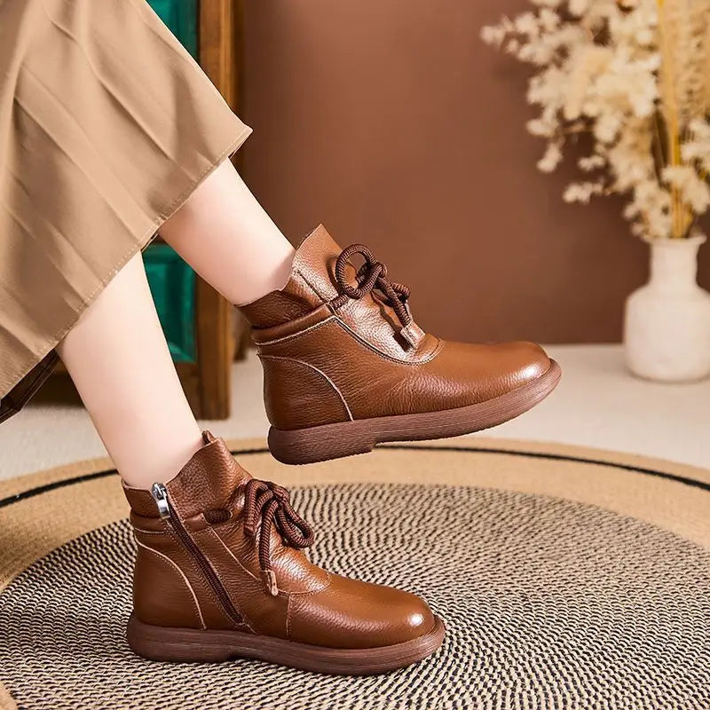 fashionable Martin boots for women comfortable and flat