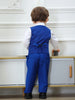 Boy's Gentleman  Vest Bowtie Shirt Pants Kid Costume