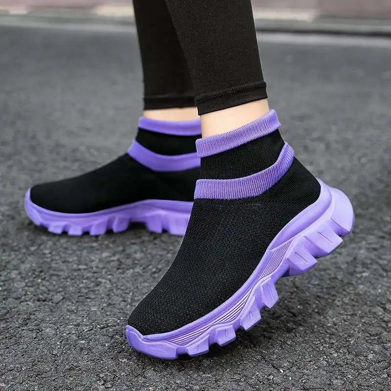 Comfortable Platform Sports Shoes Woman