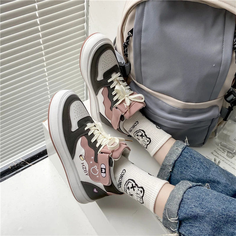 Autumn Winter High Top Sneakers