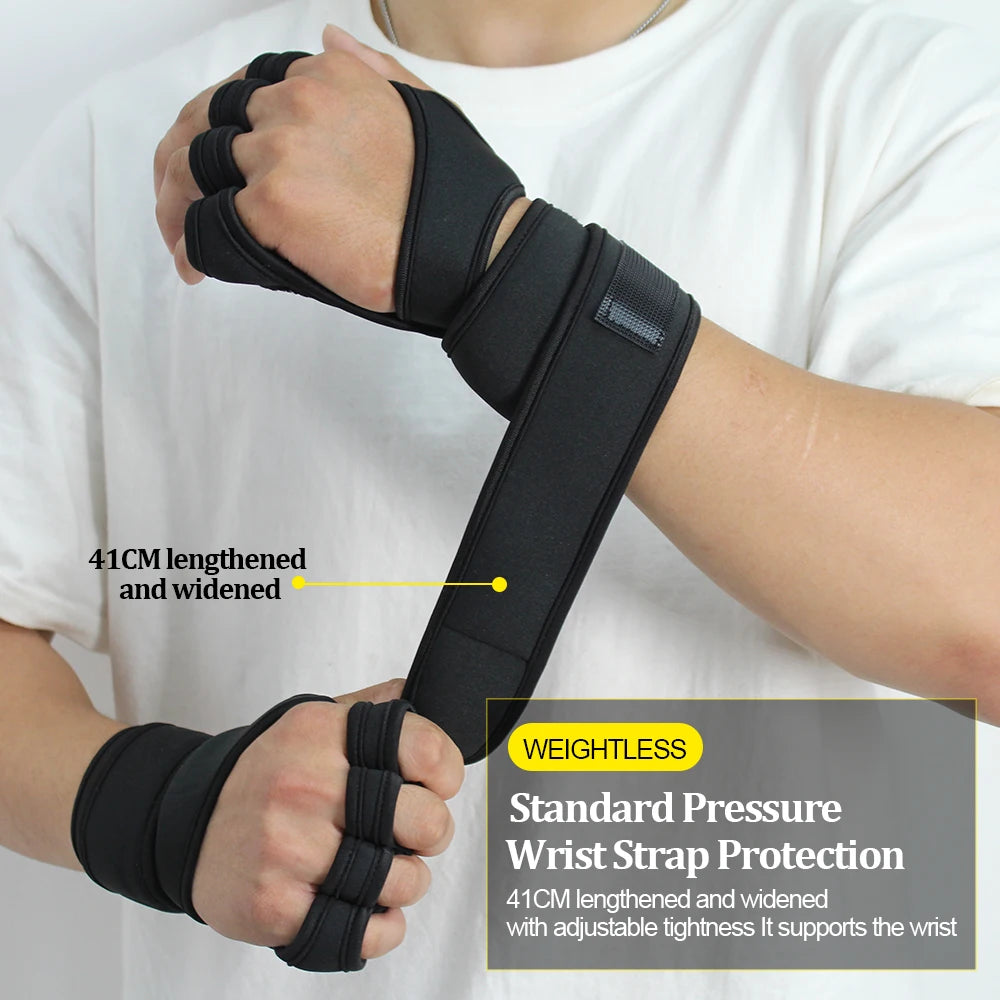 Training Sport Gloves ,  Hand Wrist Palm Protector Gloves