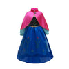 Anna Elsa Dress Kids Cosplay Costume