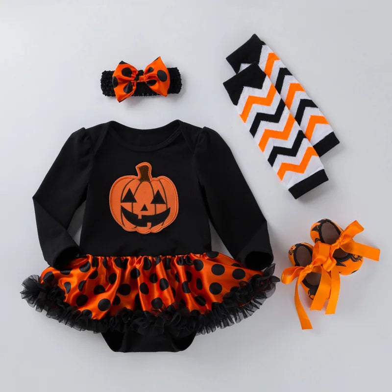 Baby Girl Boy Costume Pumpkin Clothes