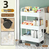 Multi storage  Rack with Wheels Organizer